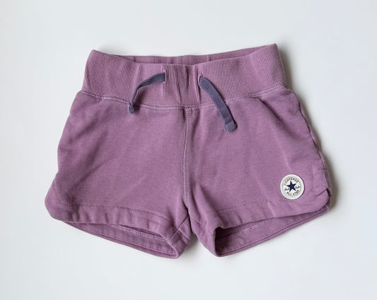 Converse All Star Purple Sweat Shorts (4-5 Years)