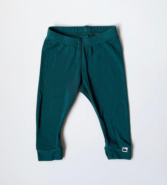 Little & Lively Dark Turquoise Leggings (3-6 Months)