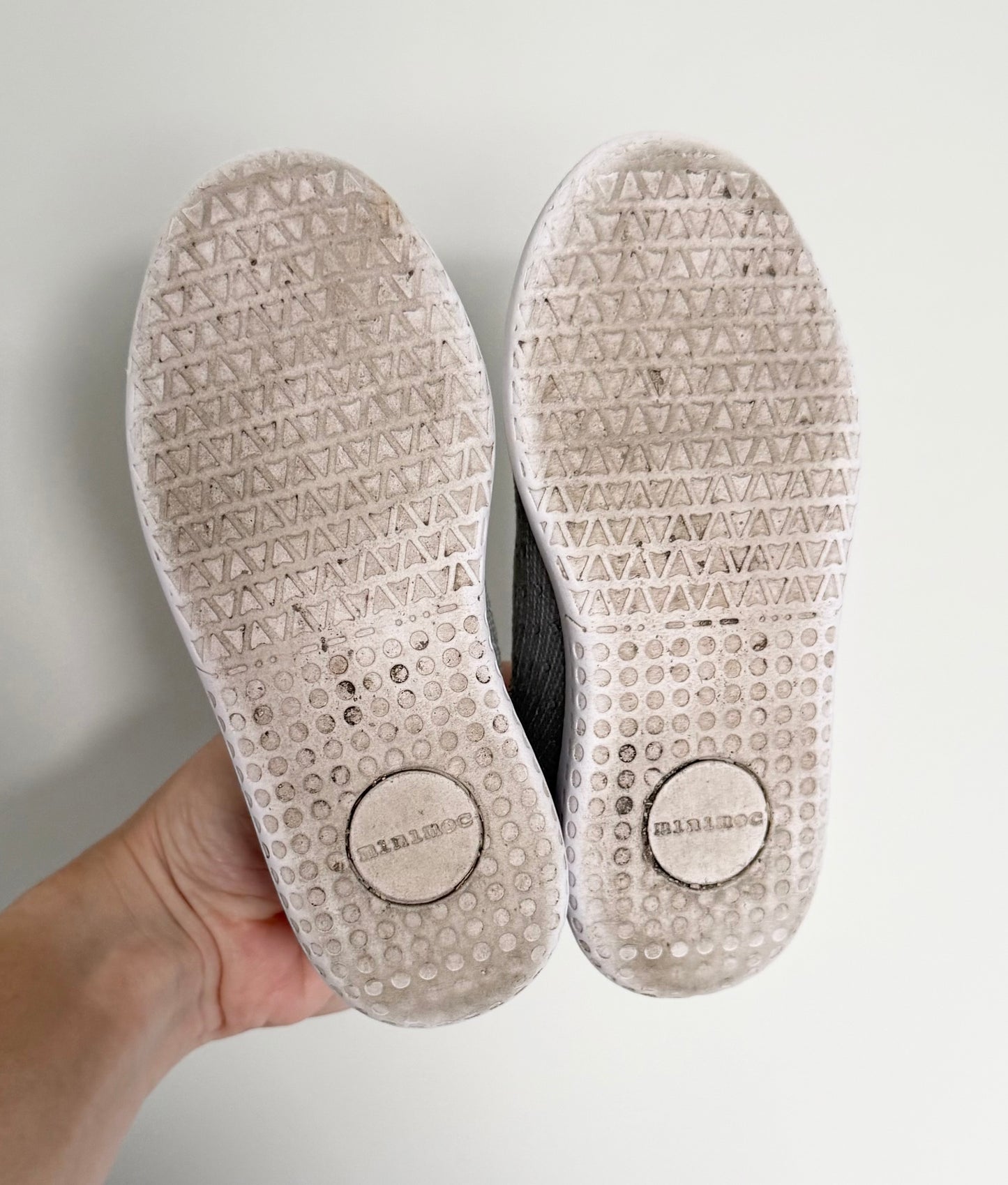 Minimoc Grey Knit Stretch Slip On Sneaker (9)