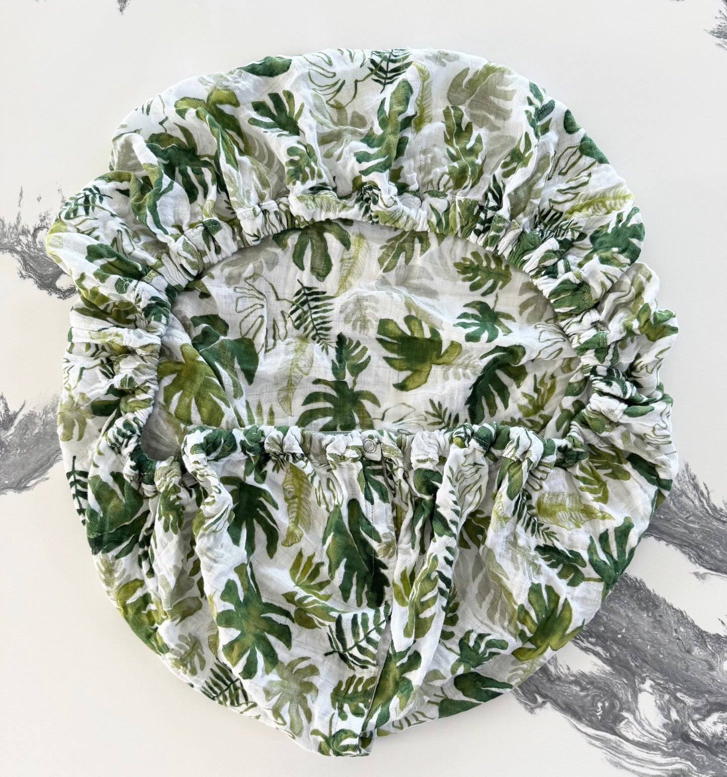 Little Unicorn Tropical Leaves Muslin Car Seat Canopy