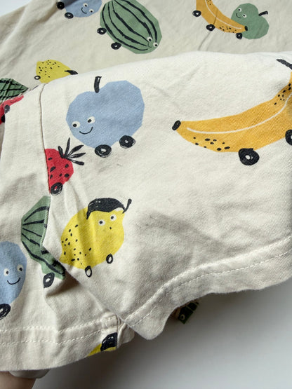 George Light Tan Driving Fruit T-Shirt & Matching Shorts Set (4-5 Years)