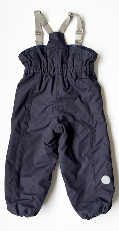 Wheat Deep Blue Flowers Mathilde Tech Jacket & Navy Ski Pants Sal Two Piece Set (4 Years)
