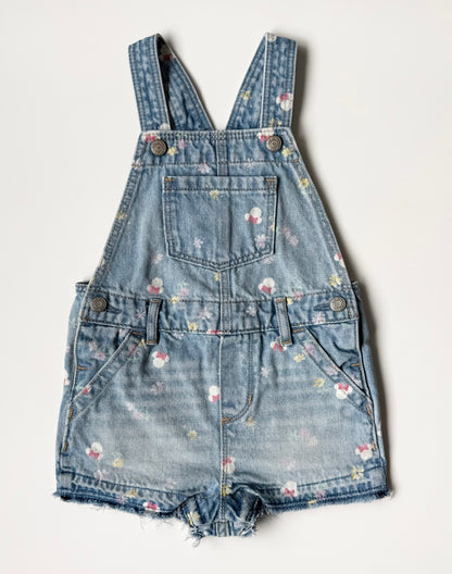 Baby Gap x Disney Minnie Mouse Jean Shorty Overalls (3 Years)