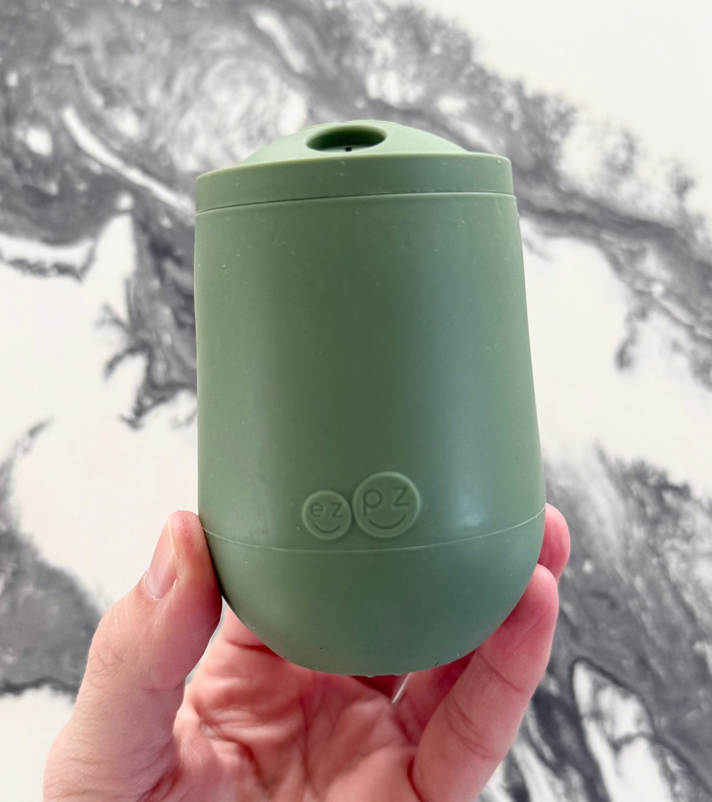 EzPz Mini Cup & Lid in Olive - 4oz