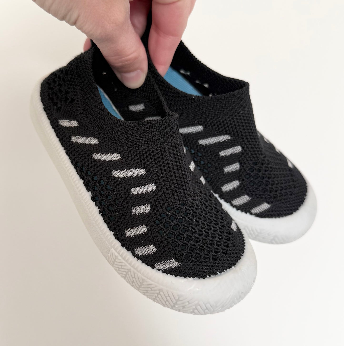 Jan & Jul Black Knit Slip Ons (7)