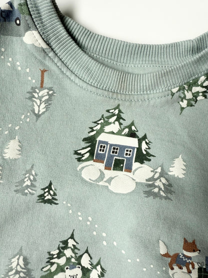 H&M Winter Wonderland Sweater & Pants Two Peice Set (2-3 Years)