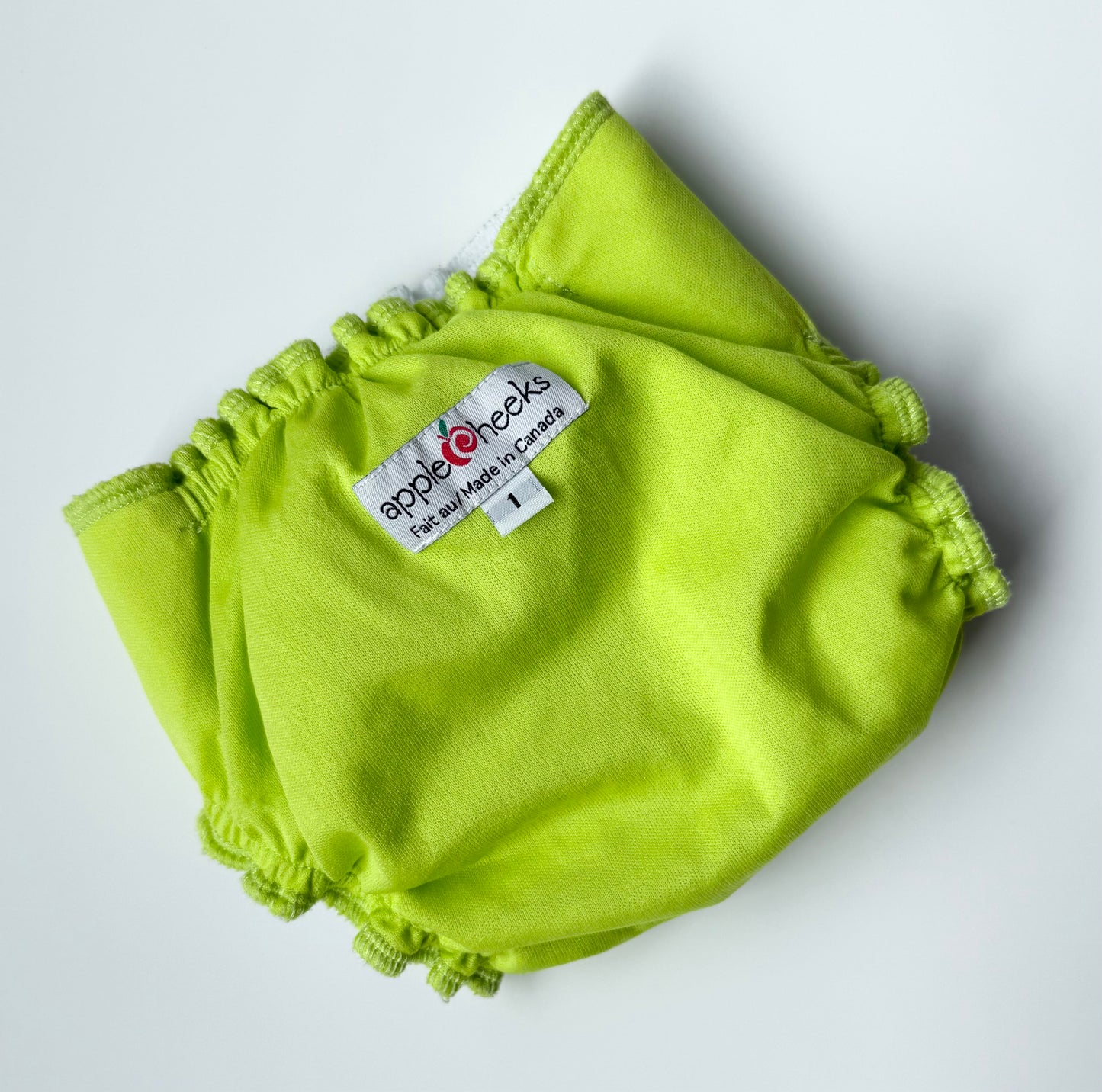 Apple Cheeks Lime Green Reusable Swim Diaper (1)