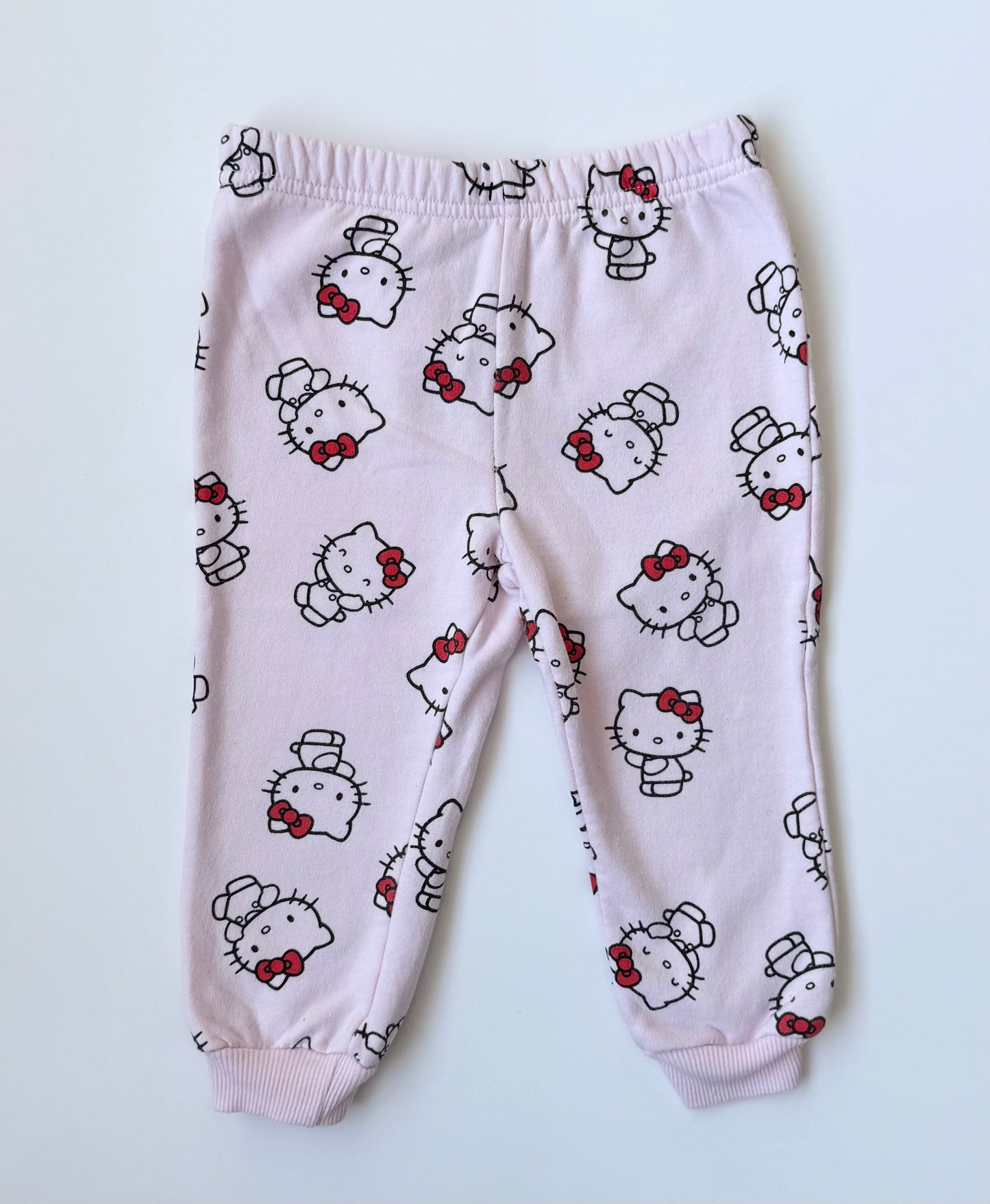 Hello Kitty Pink AOP Sweater & Pants Set (18 Months)