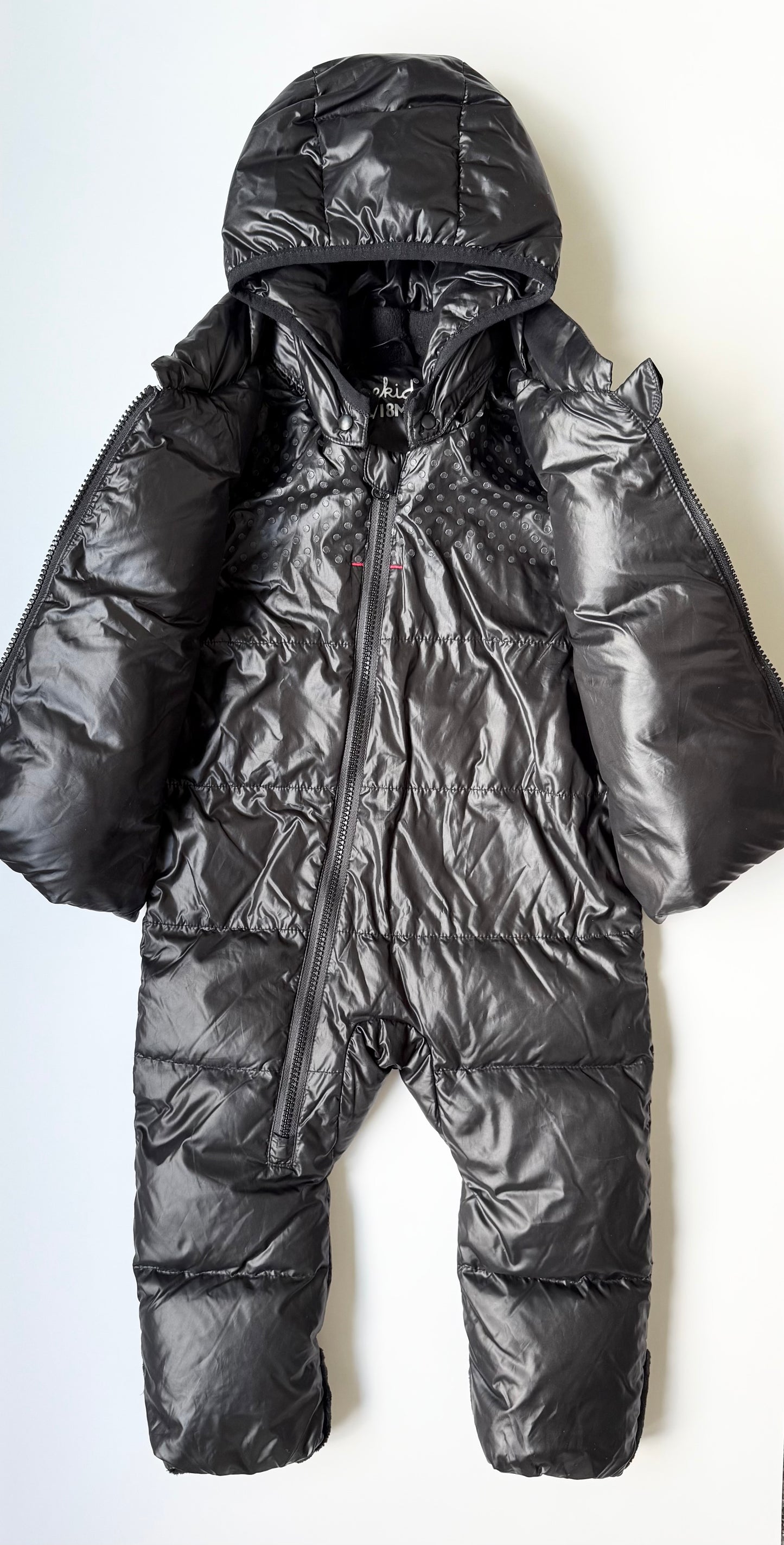 OneKid Road Coat Black Snow Suit (12-18 Months)