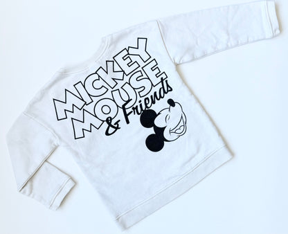 H&M x Disney White Mickey, Pluto & Goofy Sweater (2-3 Years)