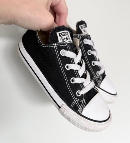 Converse Black Lace Up Sneakers (10)