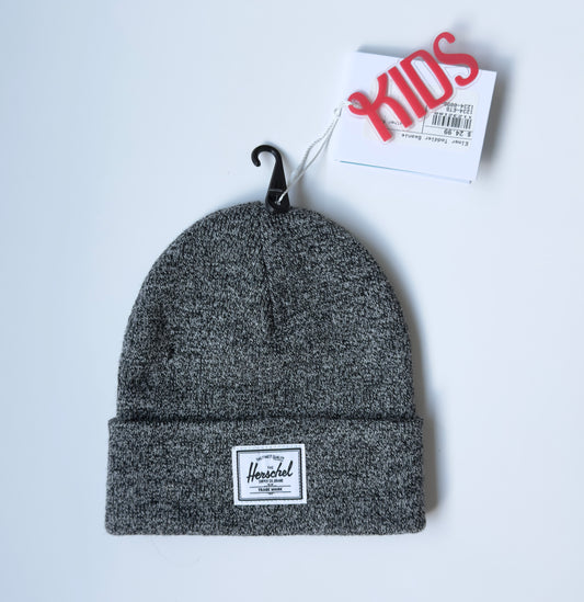 Herschel Elmer Heather Black Beanie - New - One Size (6-12 Months)