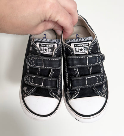 Converse Black Velcro Sneakers (9)