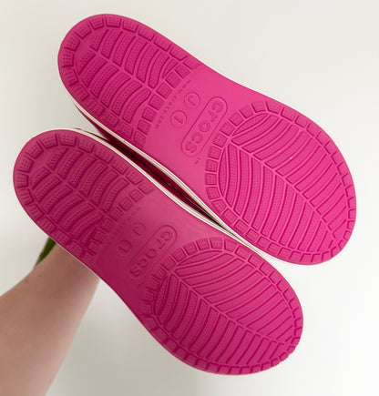 Crocs Bump It Pink Rubber Boots (J1)