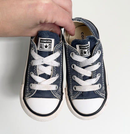 Converse Navy Blue Lace Up Sneakers (6)