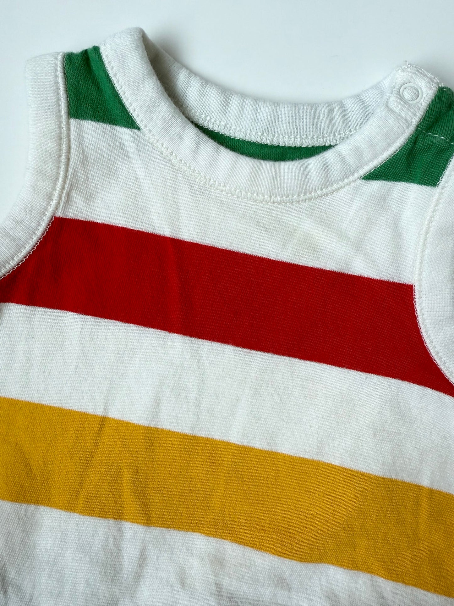 Hudson’s Bay Company Classic Stripped Tank Bodysuit Dress (3-6 Months)