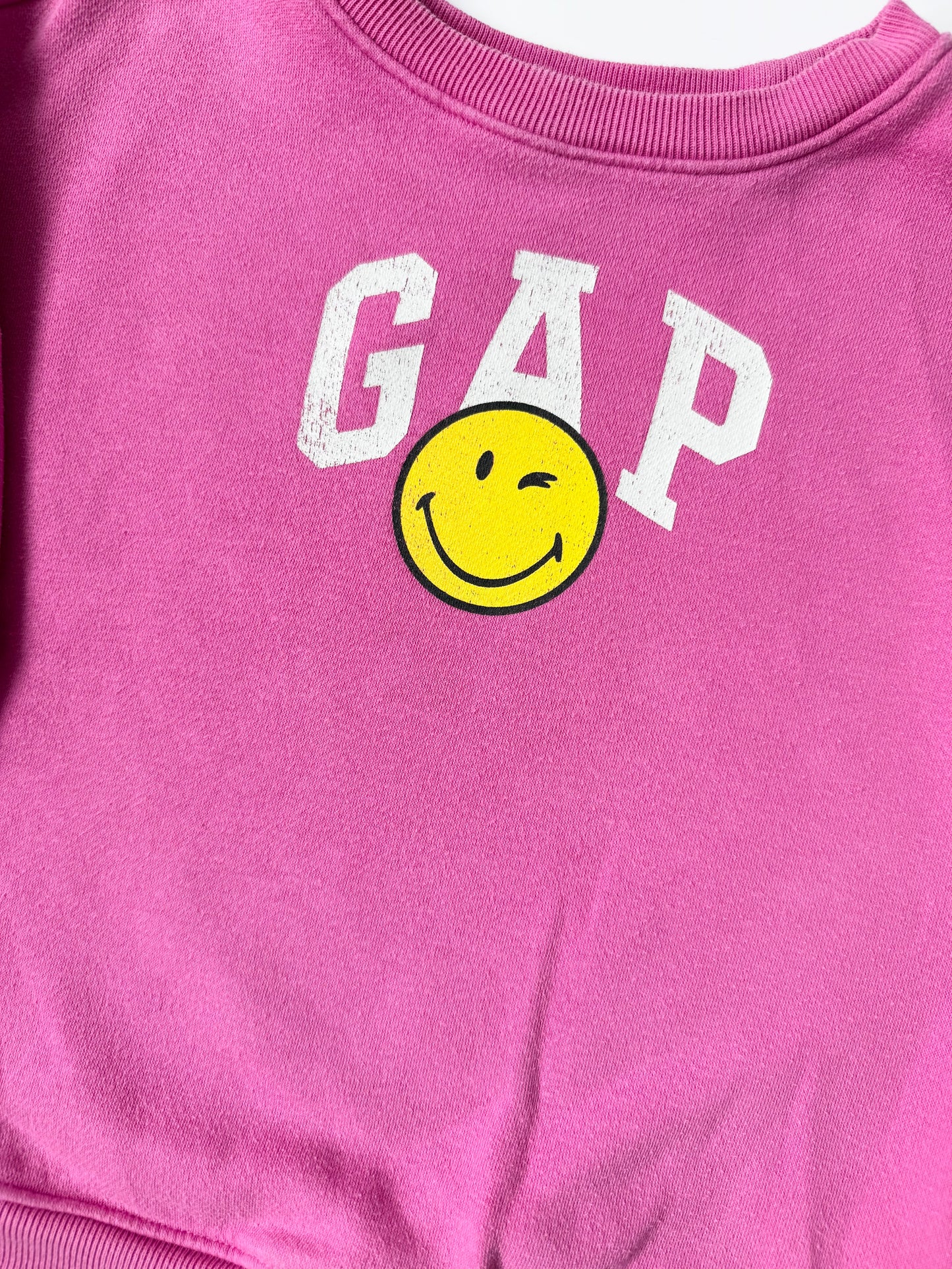 Baby Gap x Smiley World Pink Sweater (18-24 Months)