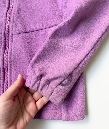 Columbia Purple Sparkle Interior Fleece Zip Up (7/8 Years)