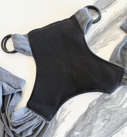 Momcozy Baby Wrap Carrier in Dark Grey