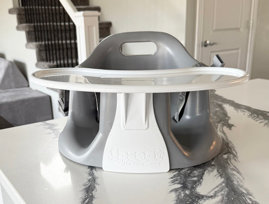 Upseat Baby Floor Seat Booster Chair - Grey