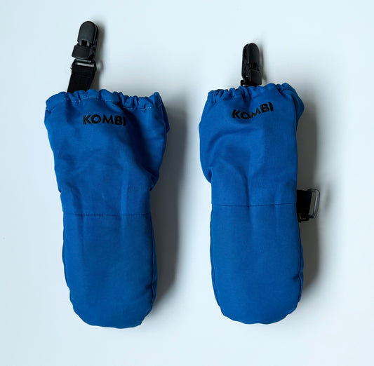 Kombi Blue Fleece Lined Mittens - Small (2-3 Years)