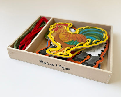 Melissa & Doug Lace & Trace Farm Animals Activity Set
