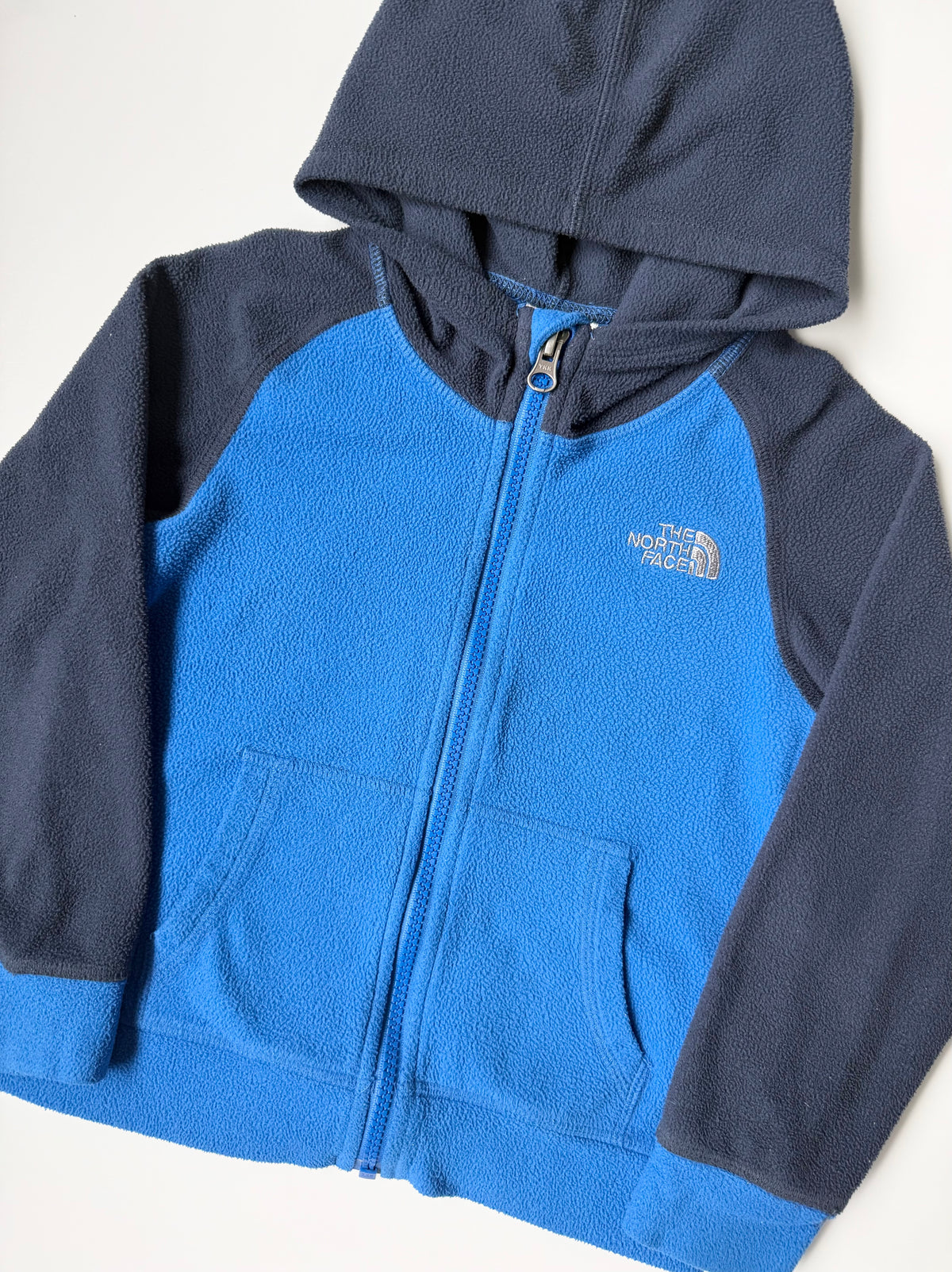 The North Face Blue Shades Hooded Fleece Zip Up (4T)