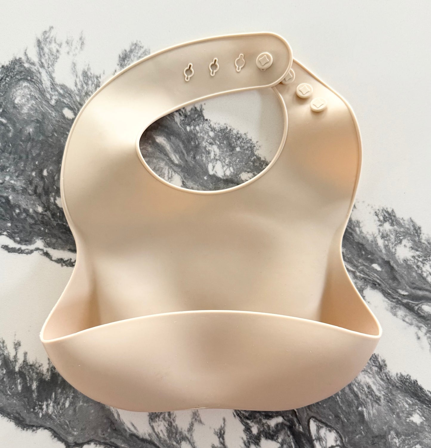 Nude Silicon Bib