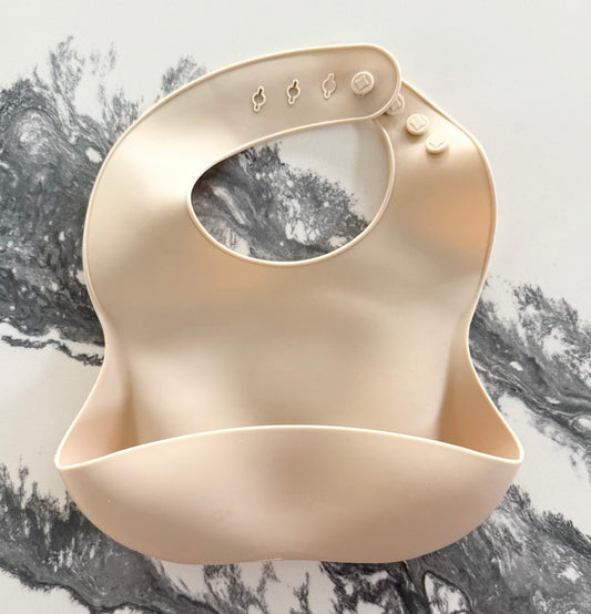 Nude Silicon Bib