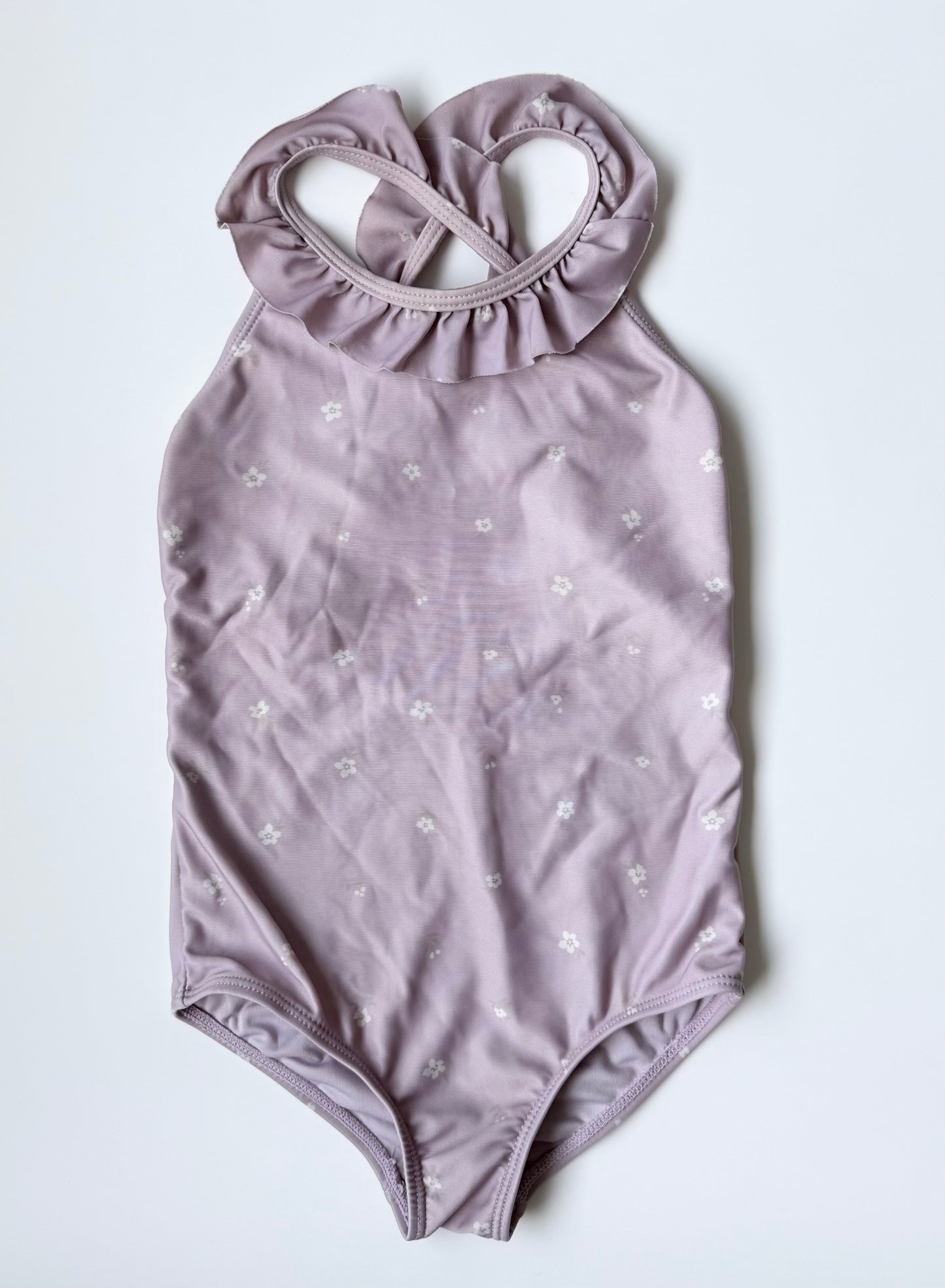 Jamie Kay Light Purple & Dainty Floral One Piece Swimsuit (5 Years)