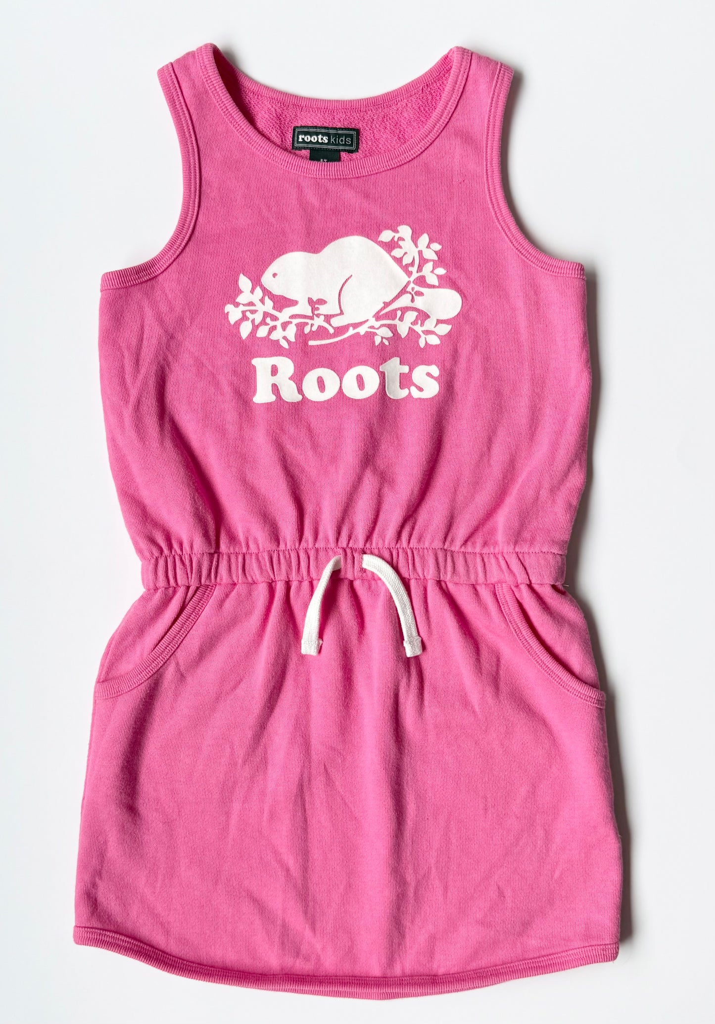 Roots Kids Pink Tank Dress (5T)