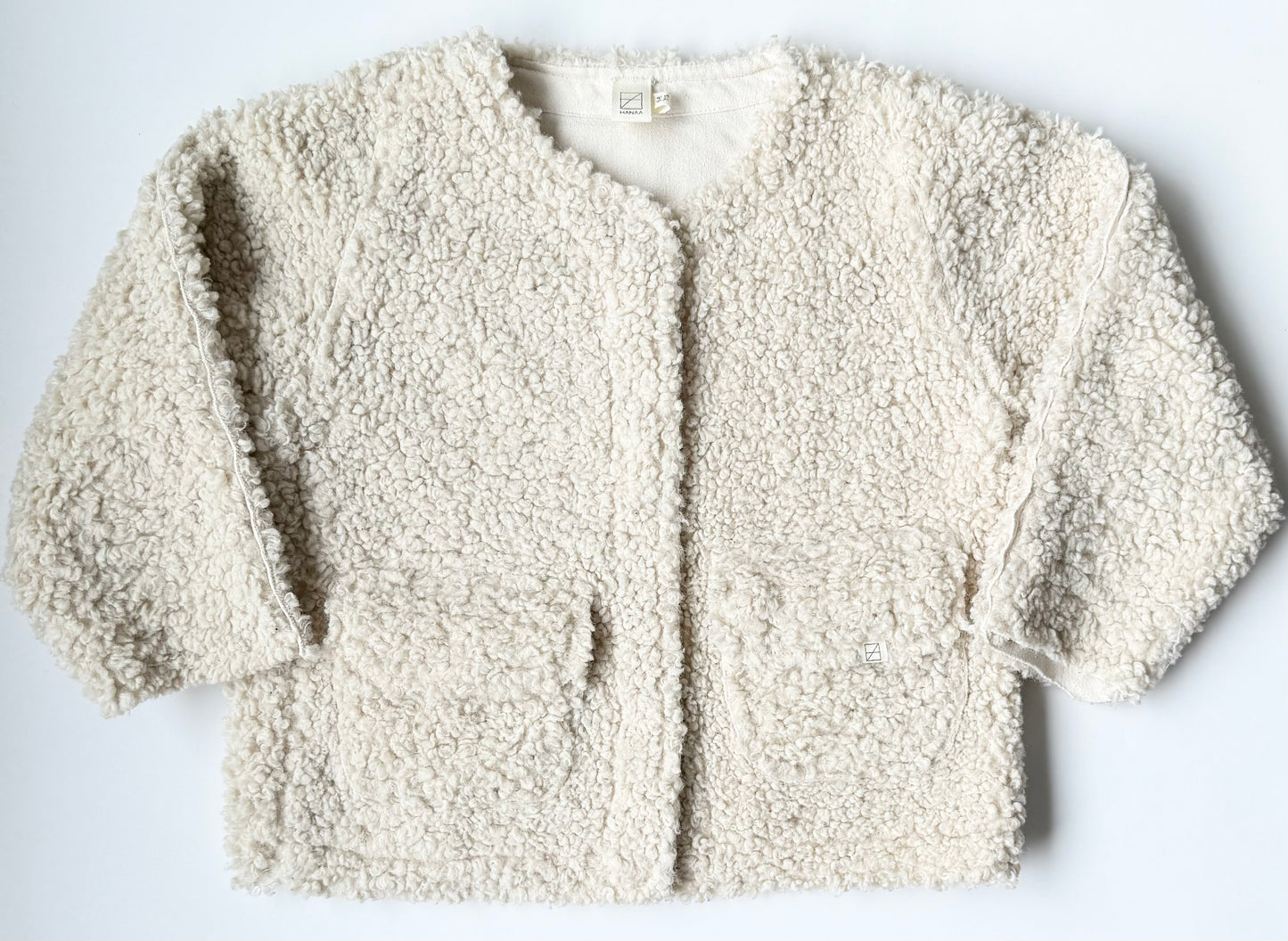 Hanaa Cream Sherpa Coat (5-6 Years)