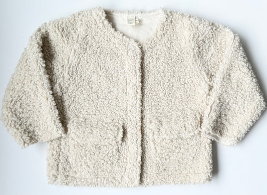 Hanaa Cream Sherpa Coat (5-6 Years)