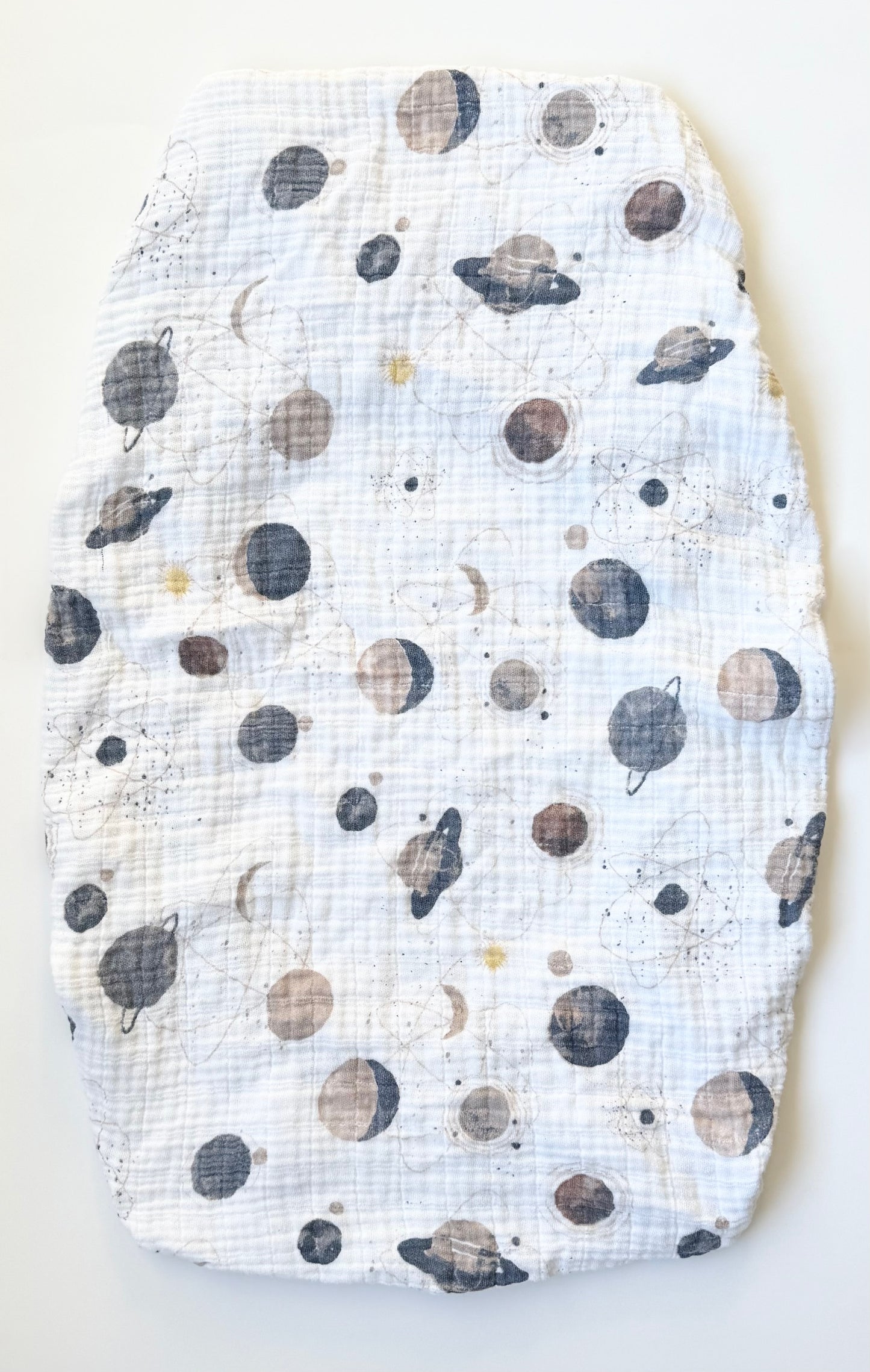 Little Unicorn Solar System Muslin Change Pad Cover