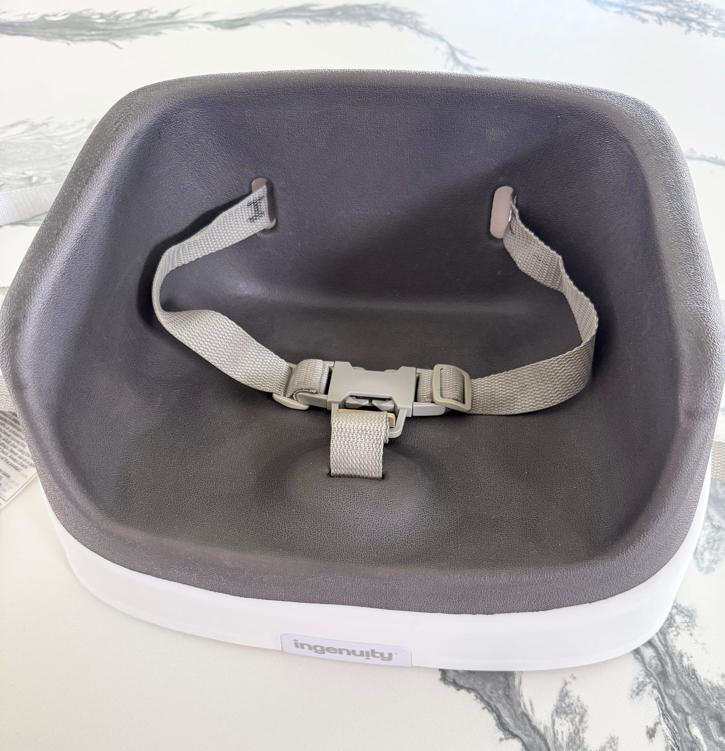 Ingenuity Light Grey & White Booster Seat