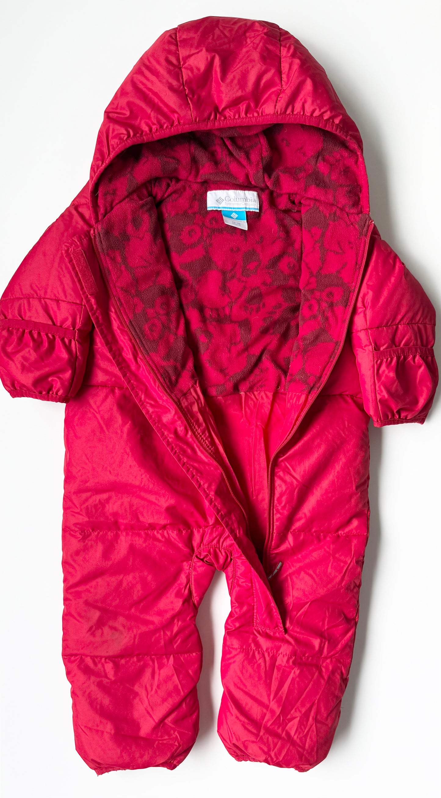 Columbia Red Snuggly Bunny Snowsuit (12-18 Months)