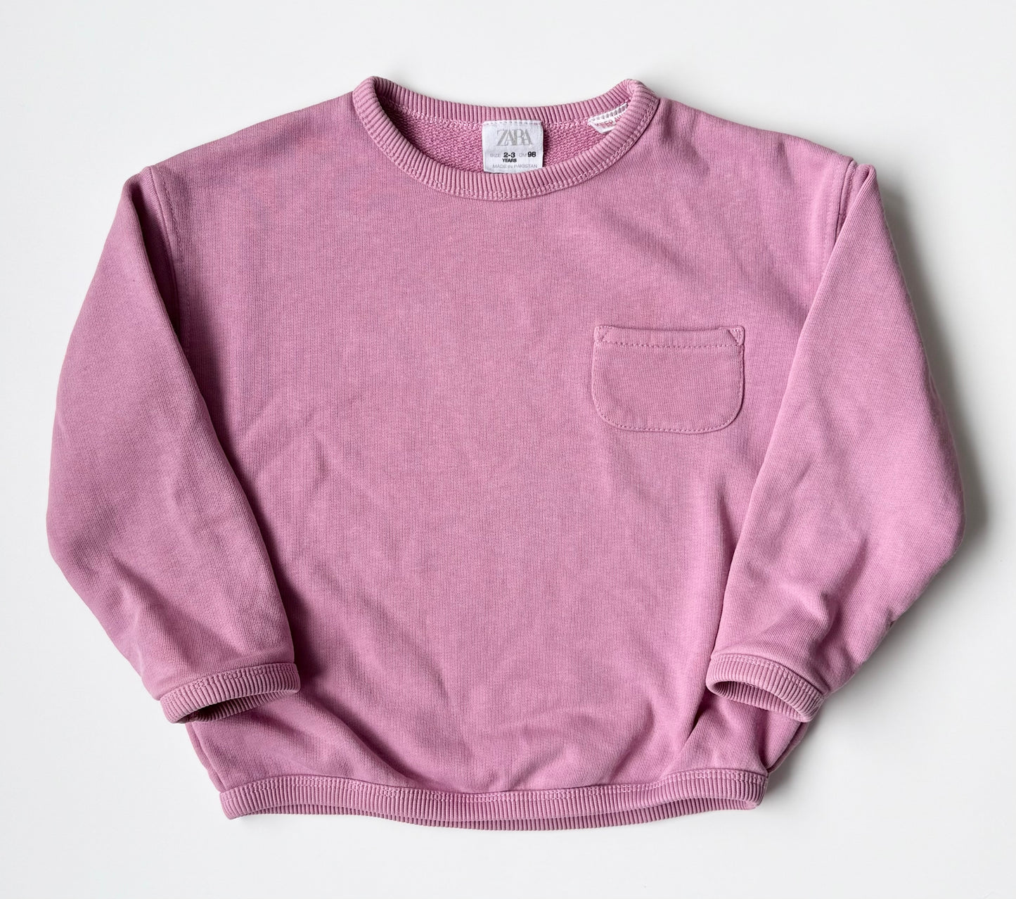 Zara Pink Sweater & Ribbed Leggings Set (2-3 Years)