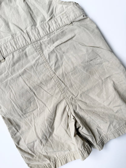 MLB Minnesota Twins Baseball Tan Shorty Overalls (4T)