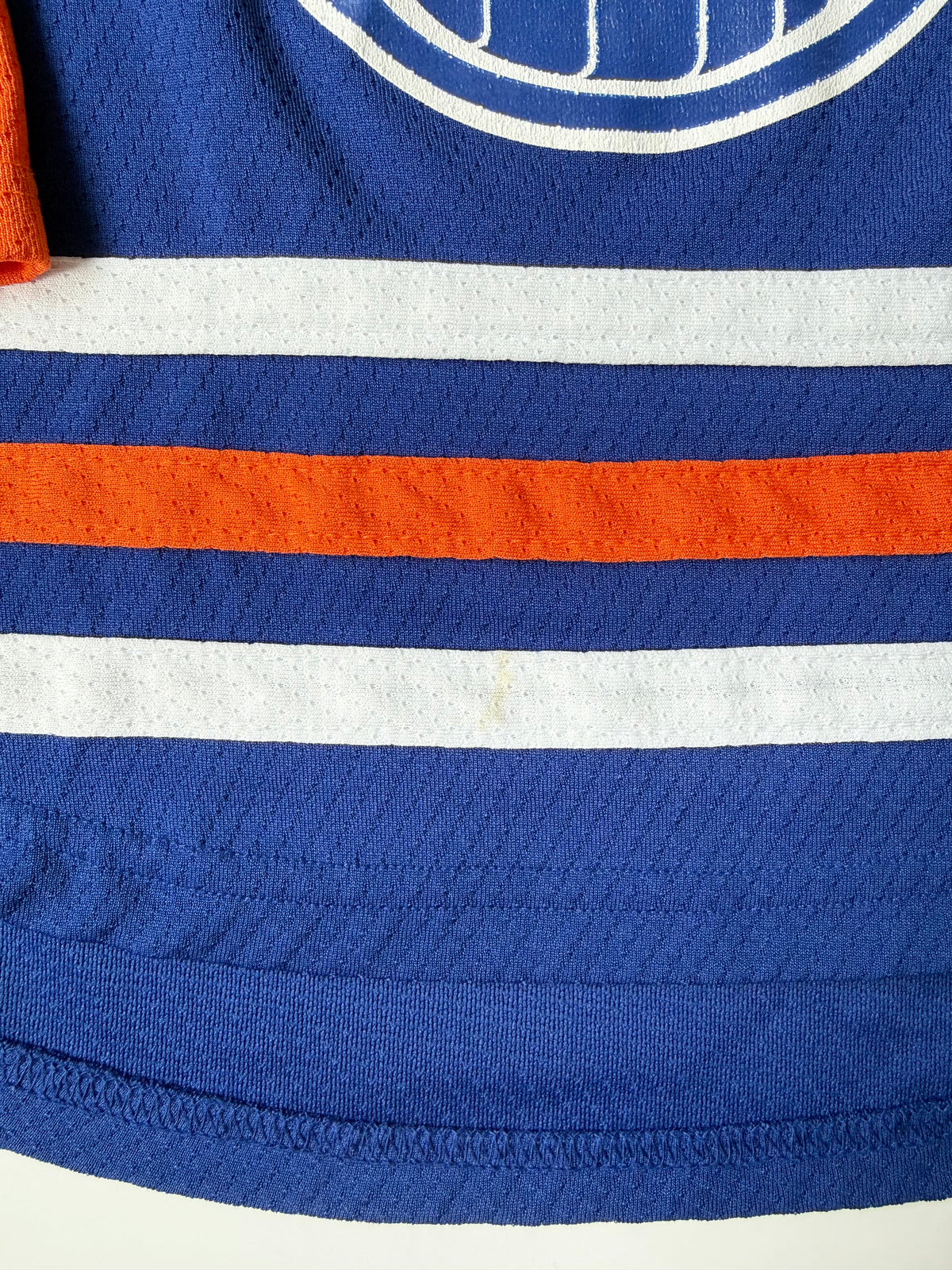 NHL Reebok Edmonton Oilers Hockey Blue & Orange Jersey (4-7 Years)