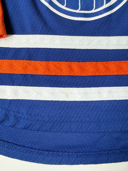 NHL Reebok Edmonton Oilers Hockey Blue & Orange Jersey (4-7 Years)