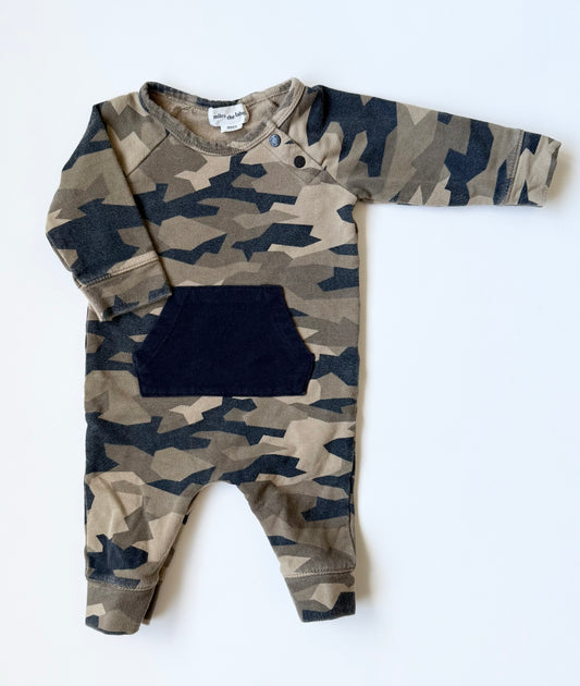 Miles the Label Camo Jumpsuit (3 Months)