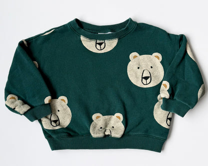 Zara Green Teddy Bears Sweater & Pants Set (2-3 Years)