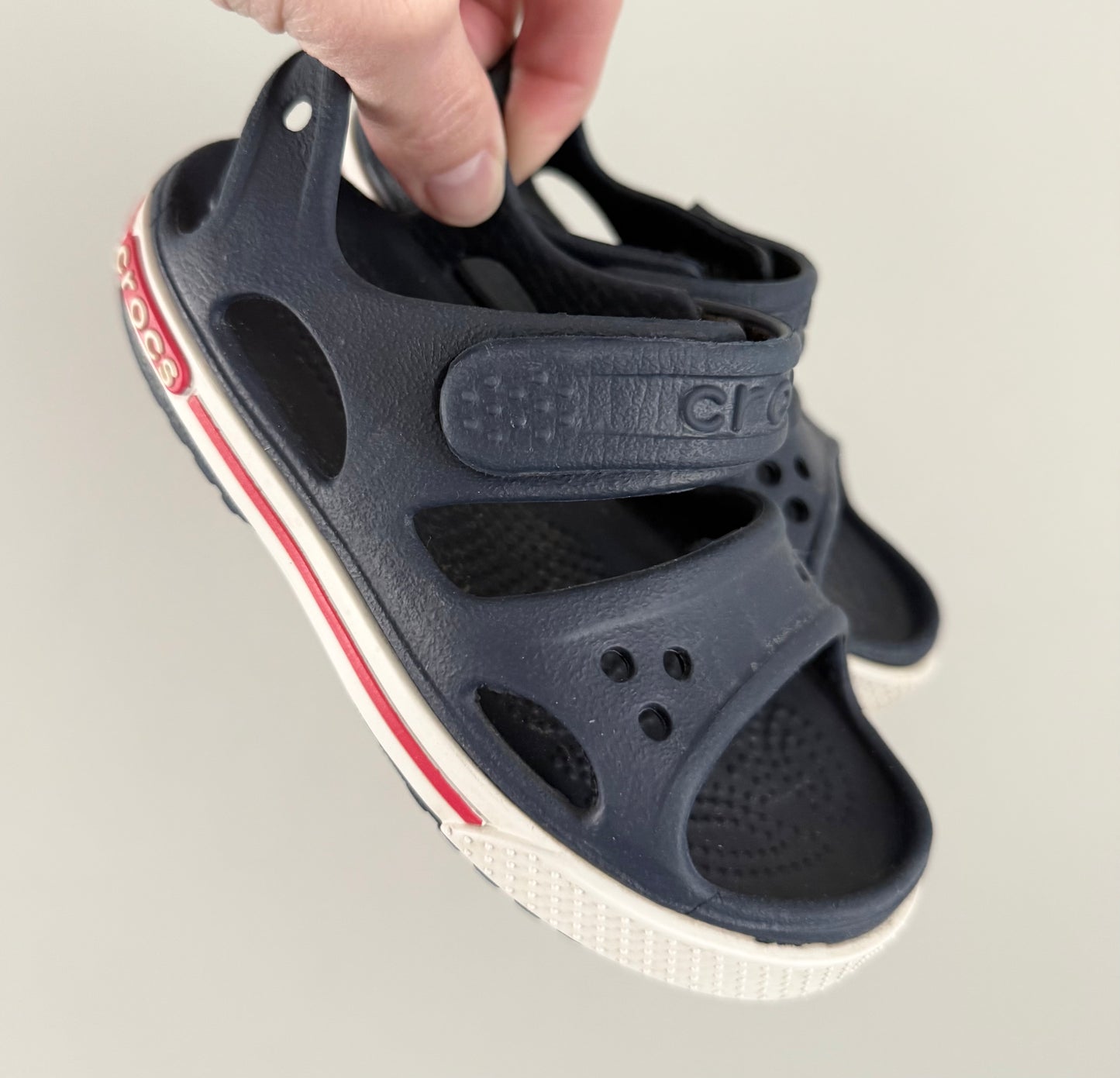 Crocs Navy Crocband ll Sandals (8)