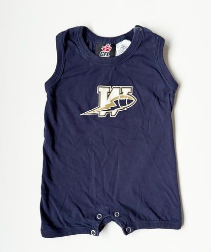Winnipeg Blue Bombers Reebok Navy Football Romper (6-9 Months)