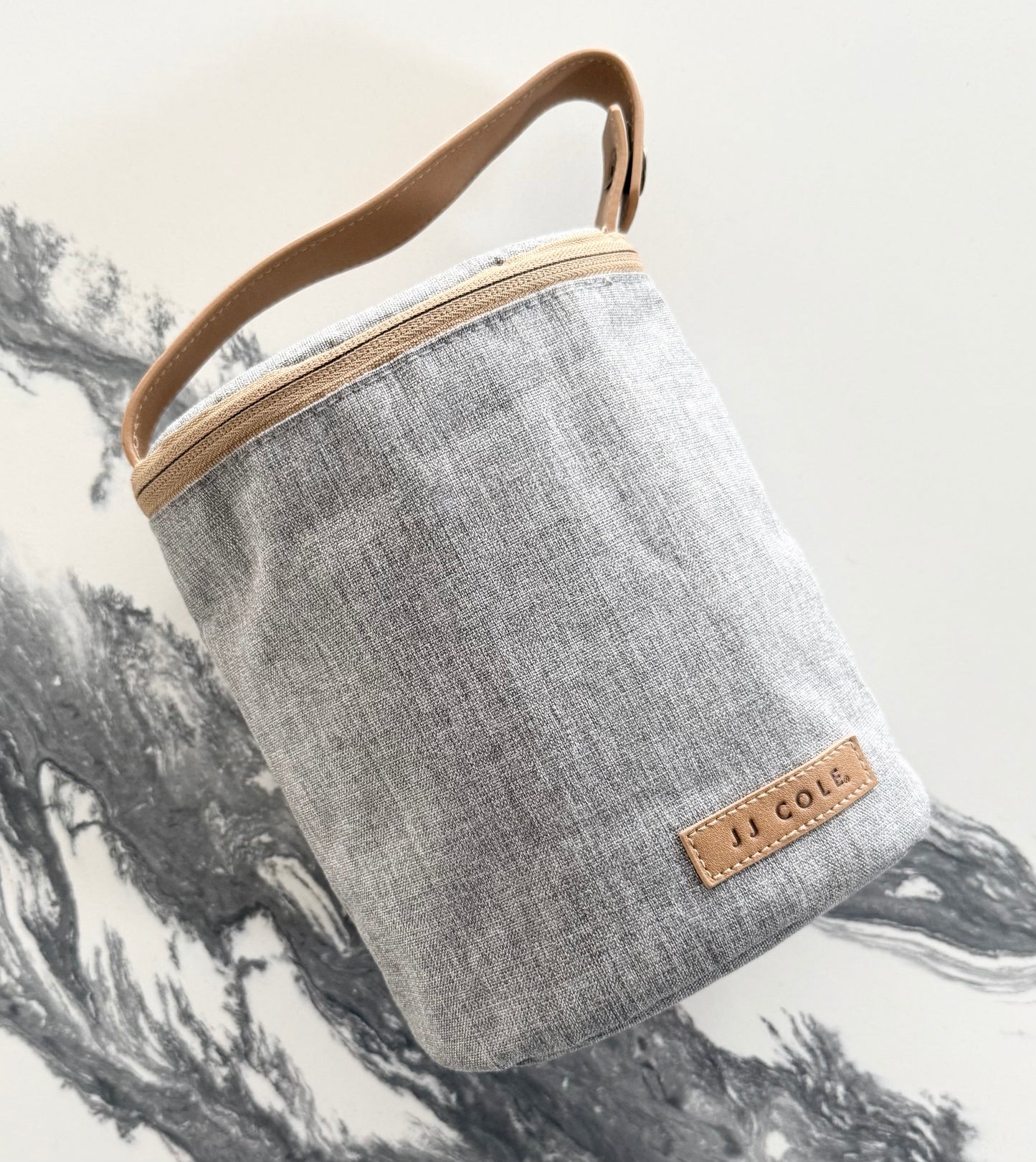 JJ Cole Bottle Cooler Bag in Heather Grey