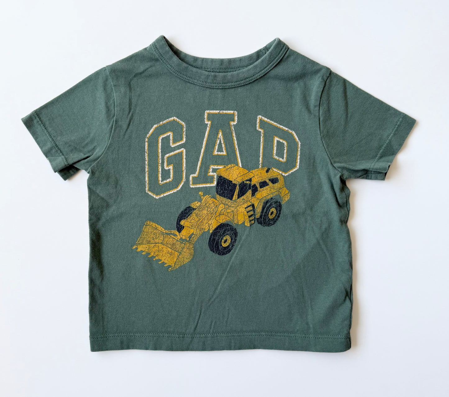 Baby Gap Green Front Loader T-Shirt (18-24 Months)