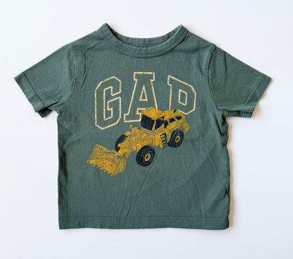 Baby Gap Green Front Loader T-Shirt (18-24 Months)