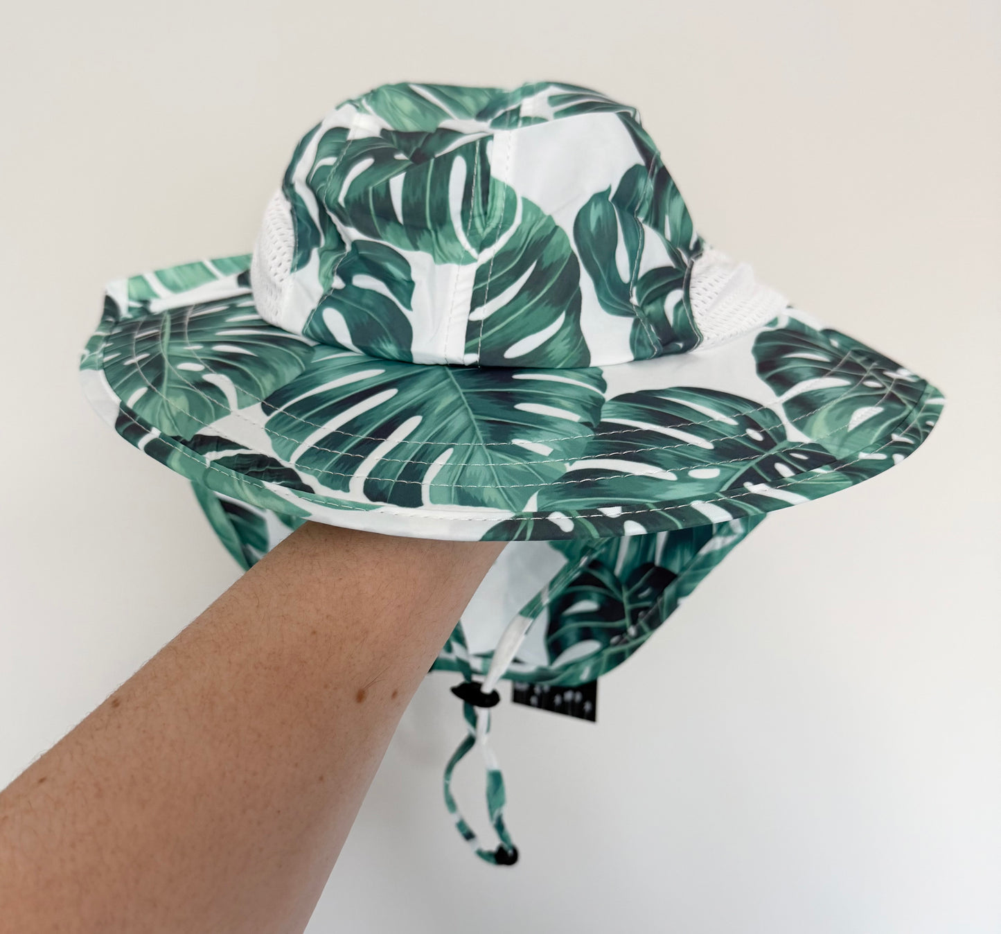Honeysuckle Swim Tropical Leaves Sun Hat - New (1-3 Years)