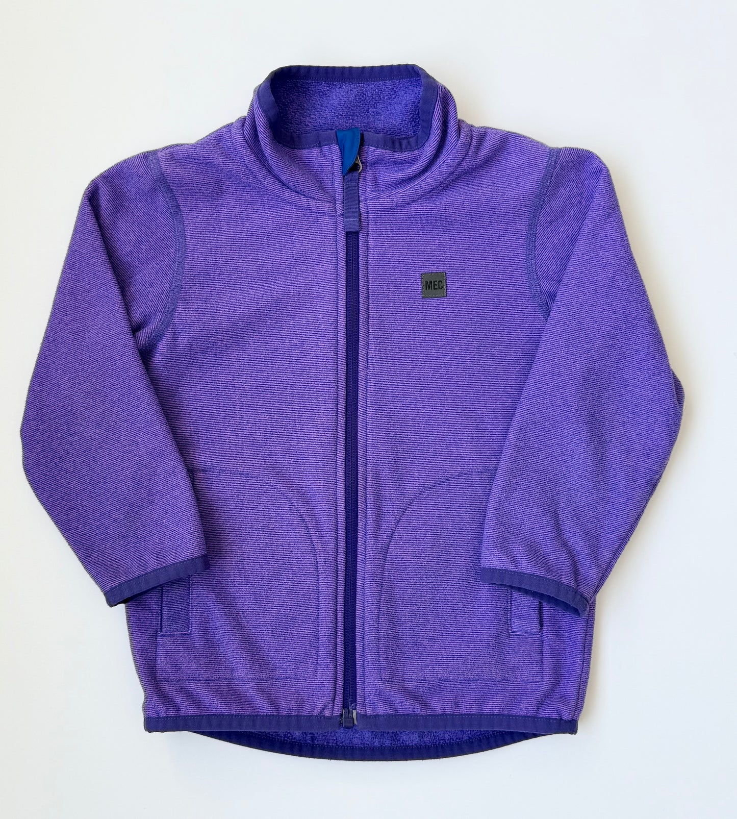 MEC Purple Zip Up Fleece Sweater (3T)