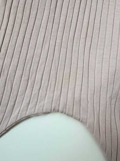 Old Navy Pink Ribbed Onesie & Pants Set (12-18 Months)